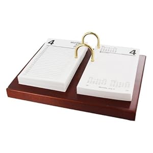 Amazon.com : Eldon(R) Expressions(TM) Wood Calendar Holder, Mahogany ...