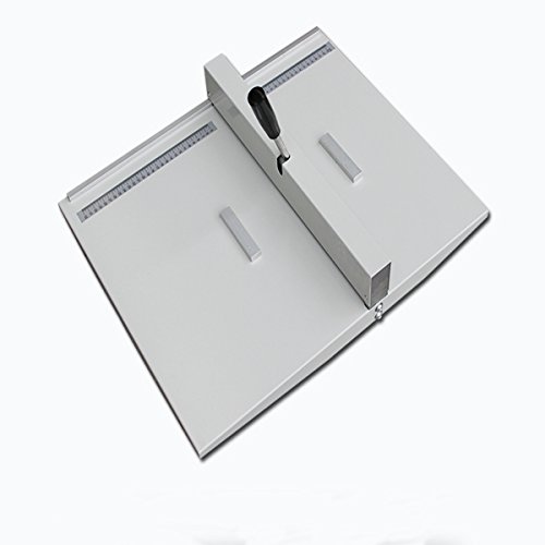 14Inch Manual Creasing Machine Scoring Paper Creasing Machine Desktop Paper Card Creaser Scorer with 2 Magnetic Blocks - Thumbnail 2