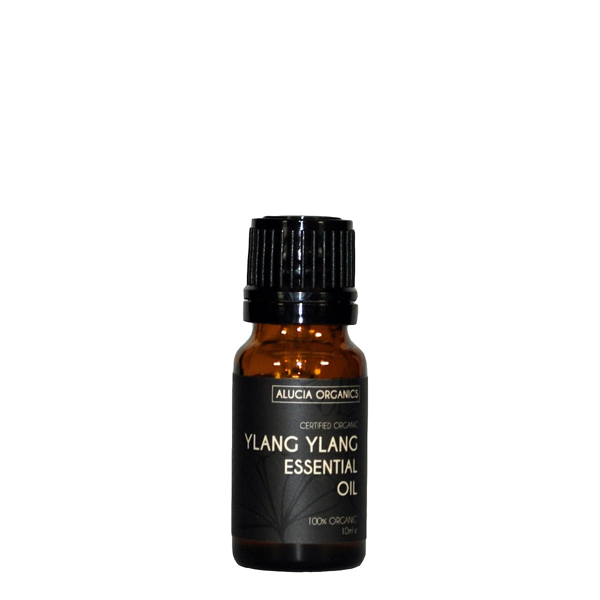 Alucia Organics Certified Organic Ylang Ylang Essential Oil 10ml - Pure, Natural, Cruelty Free, Vegan, Undiluted - for Use in Aromatherapy, Massage Blends and Diffusers