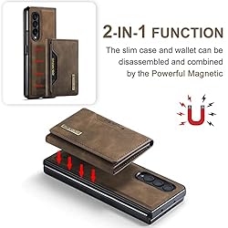 Wallet Case for Samsung Galaxy Z Fold3, DG.MING