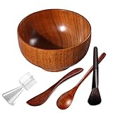 Tiferr Face Mask Mixing Bowl Set, face mask brush