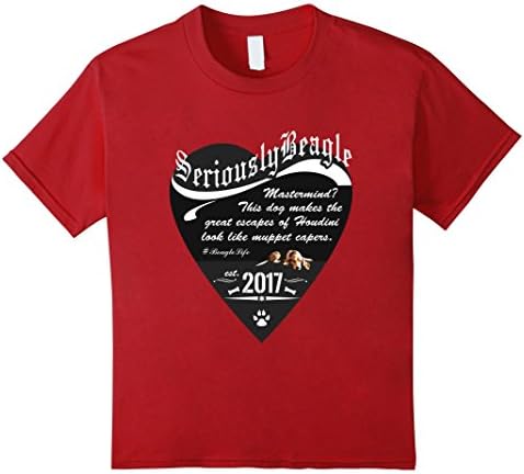 Kids Beagle Mastermind Houdini Caper Tee 10 Cranberry
