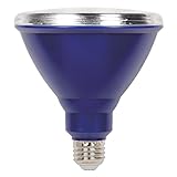 Westinghouse Lighting 3315100 100-Watt Equivalent PAR38 Flood Blue Outdoor Weatherproof LED Light Bulb with Medium Base, Single 33151