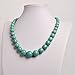 Jane Stone Bib Fashion Rimous Round Turquoise Beads Cluster Necklace Choker Summer Jewelry(Fn1251)