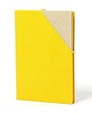 Papacasso Leather Journal Hardcover Notebooks and Journals – Dotted Notebook Bullet Journal Notebooks and Journals to Write in for Women Handcrafted Italian Leather Hardcover Notebook Journal(Yellow)