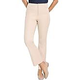 NIC+ZOE Womens 28" Plaza Demi Boot Cotton Bi-Stretch Pants