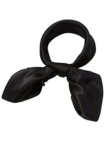 Fancy Clothing Womens French Beret Hat Chiffon Scarf Gloves Sunglasses Costume Accessories (Black) - Thumbnail 2