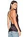 Blooming Jelly Women's Sexy Halter Criss Cross Bandage Camisole Spaghetti Strap Tank Top (S)