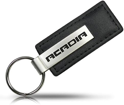 GMC Acadia Black Leather Auto Key Chain