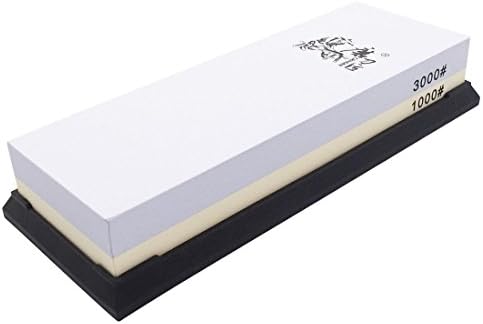 Wiitek Grinder 1000/3000 Grit Oil Whetstone, Double-Sided Sharpening Stone, Japanese Style Blade Tool Knife Sharpener, Best Whetstone for Chef, Home Premium