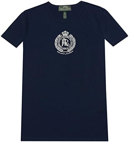Ralph Lauren LRL Active Logo Crest T-Shirt Medium Navy