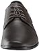 Calvin Klein Men's Brodie Leather Oxford, Pewter, 10.5 M US