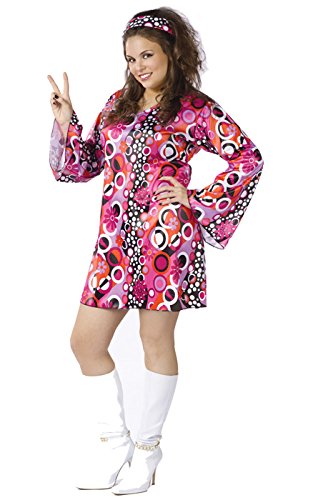 Fun World Women's Feelin' Groovy Adult Costume