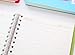 Korean Style Cute Notebook Pp Cover 110 Sheets 7 Colors 21.414.3cm