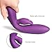 YETRUN G-Spot Rabbit Waterproof Rechargeable Dildo Vibrator Adult Sex Toys for Women - Dual Motor Clitoris Stimulator Personal Electric Wand Massagers Sex Things for Couples (Purple)