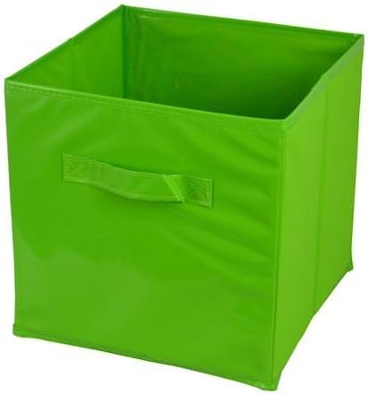 Spetebo Caja de almacenaje (27 x 27 x 27 cm) en Color Verde: Amazon.es: Hogar