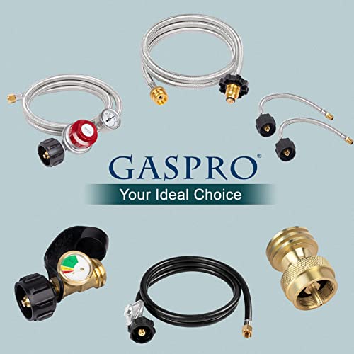GASPRO 3/8 Inch Natural Gas Quick Connect Fittings, Natural and Propane