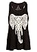 Womens Embroidered Elephant Black Loose Fit Yoga Tank Top Muscle Tee – Size Medium