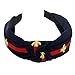 Wide Striped Headbands For Women Hair Hoops With Bee Animal Women's Hair Accessories Bow Cross Cloth Wrapped Head Wrap For Girl