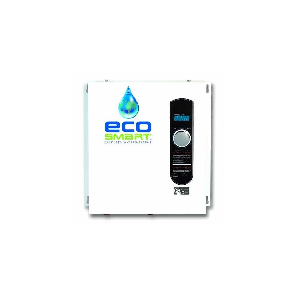 EcoSmart ECO 27 Electric Tankless Water Heater, 27 KW at 240 Volts, 112