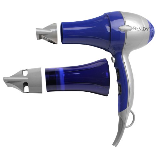 Revlon Professional Dual Dry Hair Dryer System, Blue/Silver
