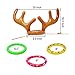 JOYIN 14 PCS Inflatable Reindeer Antler Toss Game Christmas Party Games Ring Toss Game for Christmas Party Supplies One Size Fit All