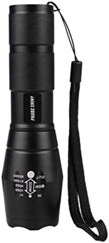 HOOHI G700 X800 1000LM Ultra Bright Portable 5 Modes Aluminum LED Handheld Flashlight Torch Lamp Light with Charger + Bicycle Mount