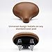 FOUJOY Ultra-Wide Oversized Bike Seat Most Comfortable Waterproof Bicycle Saddle Universal Fit for Mountain Bike Outdoor Bike Exercise Bike (Brown)thumb 3