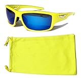 VertX Polarized Neon Sunglasses Sport Cycling Running Outdoor & Microfiber Pouch