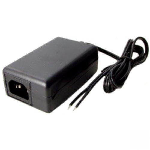 DiGi AC Power Supply - 12VDC, extended temp. NEMA 5-15P (US) to Bare Wire