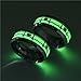 Fashion Dark Luminous ECG Ring Stainless Steel Ring Promise Heartbeat Ring Glowing Jewelry for Men Women