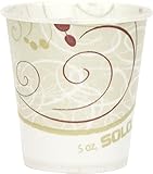 SOLO Cup Company R53SYMCT Paper Water Cups, Waxed, 5 oz (Case of 3,000)