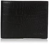 Calvin Klein Men's Calvin Klein Leather Embossed Signature Logo Billfold Wallet