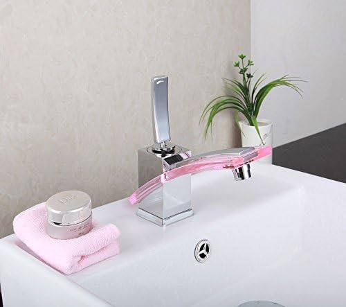 TougMoo New Deck Mounted Chrome Polished Finish Bathroom Faucet Basin Mixer Tap Cc-127,Chrome