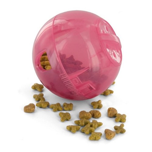 PetSafe SlimCat Meal Dispensing Cat Toy, Pink