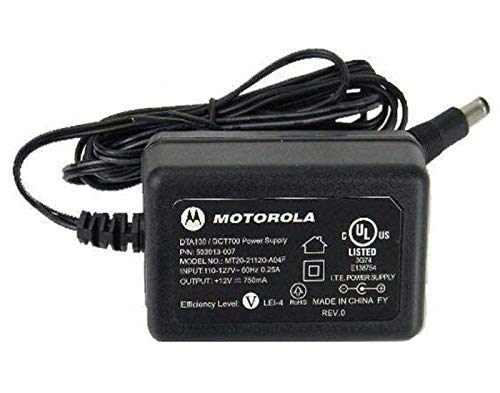 Motorola DTA100/DCT700 Power Supply / AC Adapter (Model MT20-21120-A04F).