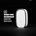 iLOME Wireless Doorbell Electronic Push Button Audio Chime Weatherproof 1 Plug In Receiver 1 Push Button Transmitter,Operating 1000 Feet Range 36 Chimes (White)