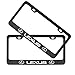 2pcs Newest Matte Aluminum Alloy License Plate Frame for Lexus，with Screw Caps Cover Set Suit，Applicable to US Standard car License Frame,FBA Fast Delivery (Lexus)
