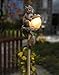 Solar Sammy Squirrel Outdoor Garden Decor Stake Light, Brown