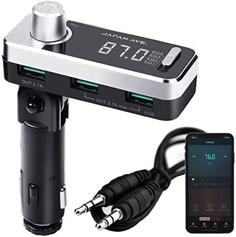Japan Ave ジャパンアベニュー 意匠取得 Fmトランスミッター Bluetooth 5 0 高音質 Atsチップ搭載 Iphone 急速充電 Usb 3口 Aux In Out 2way 有線接続 12 24v カーチャージャー シガーソケット Smartbc アプリ 無償提供 Ja996 メーカー1年保証 Zircopaint Com