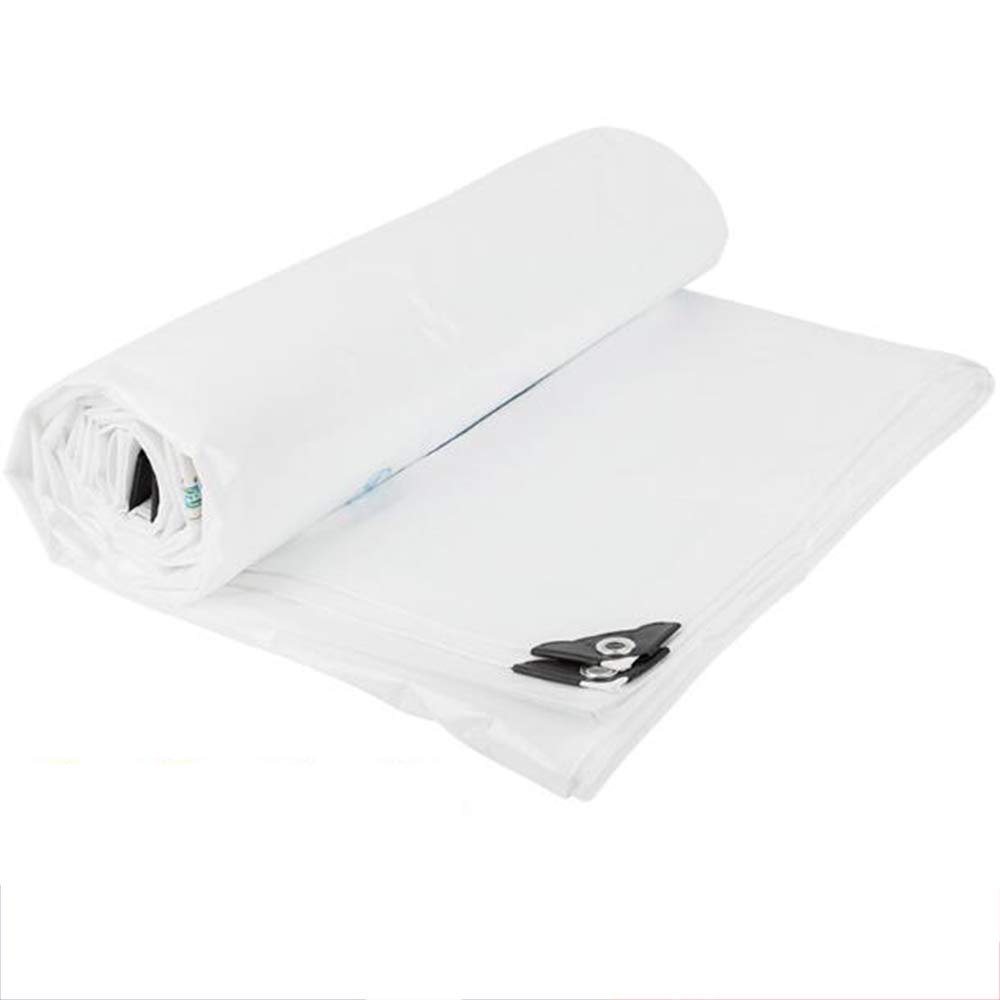 防水シート 防雨布 B07ksjjypt 陰干し布 ターポリン カラーストリップ Yangfei トラックシェルター 防水キャンバス 厚い 160g 8x17m 耐久性に優れています タープ お気に入り