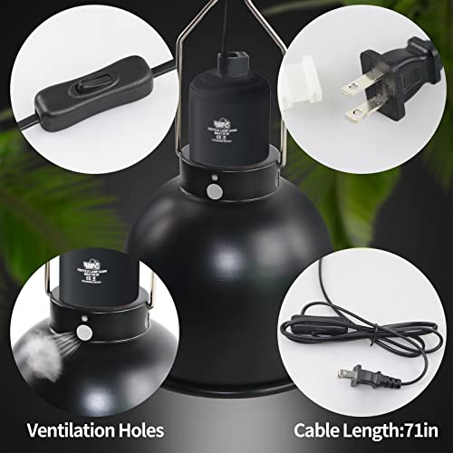 thumbnail image 2 of Reptile Light Fixture, 8.5 Reptile Dome For Reptile Curacao 2 of 13