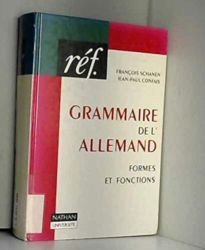 Download Grammaire de l'allemand : Formes et fonctions... PDF