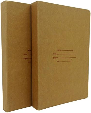 Zebra D Ring Binders A4 Document File Folder Recycled Kraft Paper File Office Project File Folder - Pack of 4