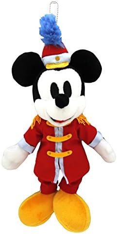 ミッキーの家と ミートミッキー ぬいぐるみバッジ 赤 指揮者衣装 半額 ミッキー ミッキーの大演奏会 ランド限定 ぬいば マウス ディズニー