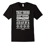 Men's Christmas Vacation RV Faux Sweater T-Shirt XL Black
