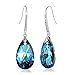 Crystals Drop Earrings Crystals Drop Dangle Earrings for Girl, Birthday Birthstone Jewelry Gifts for Women, Gift Packaging