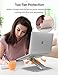 Laptop Stand, AboveTEK Adjustable Computer Riser for Desk, Compatible with Mac MacBook Pro Air Notebook, Up to 17 inches, Supports Up to 44 Lbs -Silverthumb 3
