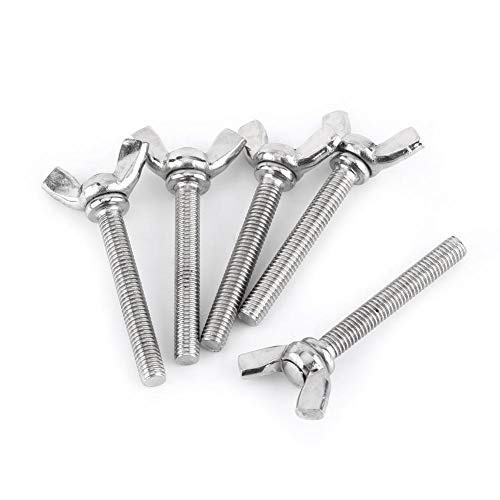 8 Kinds 5PCS/Bag M5 304 Stainless Steel Butterfly Screws Bolts (M5*20mm)