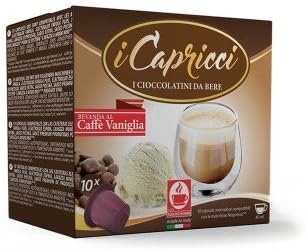 90 Nespresso Compatible Coffee Capsules Tiziano Bonini pods (Hot Chocolate Vanilla)